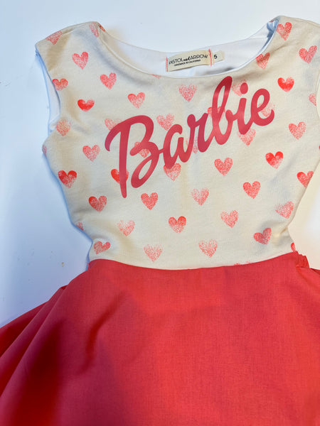 Coral hearts Barbie junie