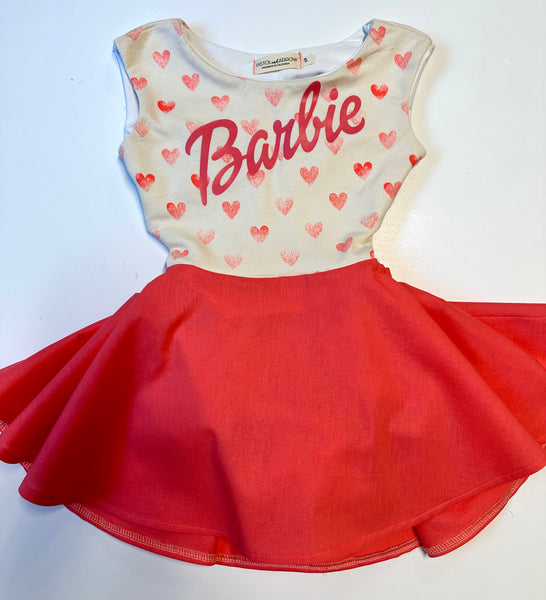Coral hearts Barbie junie